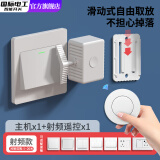 国际电工关灯神器懒人遥控自动开关灯智能远程控制器无线寝室宿舍无线 关灯神器+射频迷你开关1个-白色
