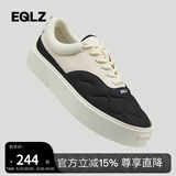 EQLZ义阔官方EQUALIZER FAULT 22低帮反硫化错版鞋板鞋无中生有 黑刃 42