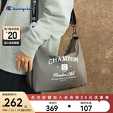 Champion美国冠军2024新款单肩包女男 时尚随性百搭斜挎包 深灰 MIC