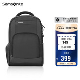 新秀丽（Samsonite）电脑包双肩包商务背包笔记本包休闲都市36B*09010黑色15英寸
