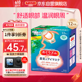 花王（KAO）美舒律蒸汽眼罩/热敷贴12片森林香睡眠贴进口舒缓眼部