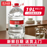 农夫山泉19L饮用天然水一次性大桶水19升带提手 饮水机抽水泵可用 农夫19L*1桶（一次性桶装水）