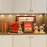贝汉美（BHM）乔迁新居必备入宅搬家礼品乔迁之喜装饰布置仪式用品礼物全套摆件 【财源广进】门神守护5件套（送防脏垫子） 乔迁新房氛围浓丨成套购买更方便