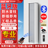 先科（SAST）40W户外蓝牙防水音柱室内外无线壁挂音响功放壁挂喇叭套装音箱学校操场会议公共广播店铺音乐主机