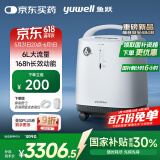 鱼跃医用分子筛制氧机吸氧机静音家用老人5L升级6L升8F-6AW中重度缺氧