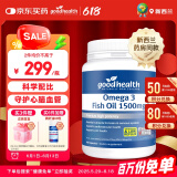 好健康goodhealth96%高纯度rTG深海鱼油软胶囊omega3维生素D呵护心脑眼 【持续补充】鱼油400粒/瓶