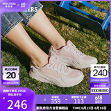 斯凯奇（Skechers）女鞋夏季软底运动跑步鞋舒适外穿网面透气休闲鞋健步鞋117224