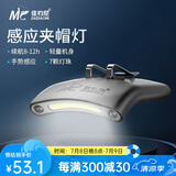 佳钓尼新品感应夹帽灯夜钓头灯钓鱼灯USB可充电强光照明灯头戴式 头灯 JDN-L006 小巧便携