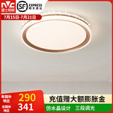 雷士（NVC） led吸顶灯主卧次卧室灯温馨吸顶灯饰灯具大气现代简约浪漫吸顶灯 【星云-白金款】36瓦 三色卧室灯