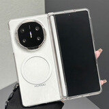 叒达带前框中轴mateX7适用华为mateX5手机壳X6磁吸荣耀MagicVS3OPPOFindN5三星w25零透明ZFold6vivoX3 零感透明磁吸中轴壳（带前框） 华为 MateX5