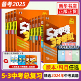 备考2025 53中考总复习语文数学英语物理化学生物地理道德与法治历史 江苏浙江广东湖南全国版五年中考三年模拟初三教辅备考总复习  英语 江苏省