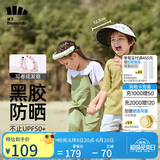 蕉下儿童防晒帽遮阳帽太阳帽子男女童空顶帽BM500贝壳帽蜜瓜派对