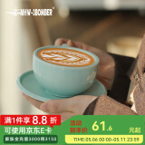 MHW-3BOMBER轰炸机咖啡泽田杯 陶瓷杯意式咖啡杯 专业拿铁艺术拉花杯压纹 泽田陶瓷杯-蒂芙尼蓝-280ML