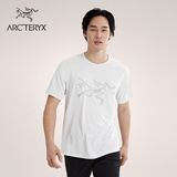 ARC'TERYX始祖鸟 CORMAC LOGO SS 轻量 男子 速干短袖T恤 Atmos Heather/原子灰 L