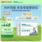 博来恩(Broad line)猫咪体内外同驱去跳蚤S号进口原研药幼猫6支装