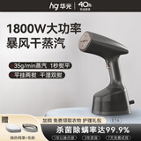 华光大功率手持挂烫机家用便携式熨烫机智能自清洁蒸汽熨斗平挂一体99%杀菌除螨（一年以换代修） 【升级版】灰色铸铝陶瓷1800W