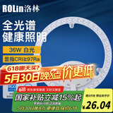 洛林(ROLin）led吸顶灯改造灯板客厅灯卧室灯替换灯盘灯芯36瓦白光