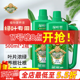 德沃多肥料观叶植物营养液500mL*2绿植水培富贵竹绿萝发财树幸福树叶面肥