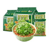 白象 【王一博代言】方便面 香菜面五合一香辣牛肉味115g*10连包