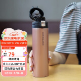 乐扣乐扣（lock&lock）缤纷弹跳盖保温杯金色390ML保温杯 杯子 LHC3222GPK