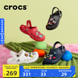 crocs卡骆驰洞洞鞋贝雅男鞋女鞋轻便耐磨一脚蹬拖鞋休闲鞋|10126 深蓝-410 40 (250mm)