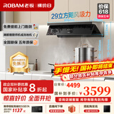 老板（Robam）小黑镜L1P油烟机 29风量家用顶侧吸变频超薄平嵌抽烟机 智感恒吸智能大吸力全自动吸烟机 以旧换新 【国补立减20%单烟机】L1P超薄平嵌新品烟机 29立方澎湃吸力+温感智控
