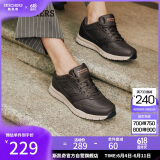 斯凯奇（Skechers）男鞋夏季皮鞋商务休闲鞋低帮轻便耐磨板鞋软底户外鞋工作鞋77156