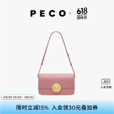PECO852真皮斜挎复古小法棍包新款单肩通勤方包生日送女友礼物 干枯玫瑰头层手搓纹牛皮 现货