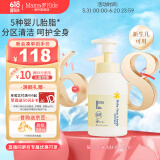 Mama&Kids婴儿儿童沐浴露婴幼儿氨基酸洁肤液洗面奶二合一0-3岁洁肤液460ml 【正装】460ml
