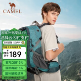骆驼（CAMEL）户外登山包大容量背包防水轻便双肩包徒步运动旅行包  灰蓝
