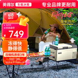 英得尔车载冰箱20L低噪音(≤35分贝)车家两用12V24v-S20灰户外家居用品