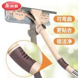 美丽雅 擦玻璃神器 刮水器擦洗窗户刮玻璃旋转设计 家用高楼高层伸缩杆 百变擦玻器-可弯曲