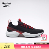 Reebok锐步官方男鞋女鞋SOLE FURY经典运动健走跑步鞋 FY0858_黑色/红色/白色 40 (25.5cm),US:7.5