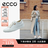 爱步（ECCO）板鞋女 时尚潮流百搭简约经典平底鞋日常休闲板鞋女 柔酷430003 白色43000301007 35 （偏小，建议选大一码）
