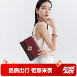 金利来女包单肩包女链条斜挎包印花小方包 生日礼物送礼送妈妈老婆女友
