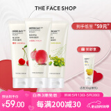 菲诗小铺（THE FACE SHOP）洗面奶女温和清洁干皮草本泡沫丰富洁面膏男 樱桃+水蜜桃+绿豆洁面