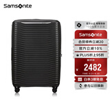 新秀丽（Samsonite）行李箱30英寸拉杆箱简约大波浪箱旅行箱包KJ1黑色托运密码箱