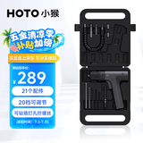 HOTO充电手电钻家用工具箱套装维修组合五金工具螺丝刀套装