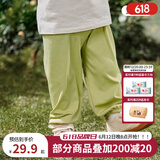 欧孕（OUYUN）新款宝宝春夏季冰凉防蚊裤透气轻薄灯笼休闲裤冰丝裤 复古绿 90
