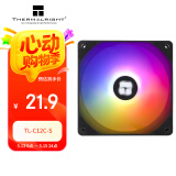 Thermalright(利民)  TL-C12C-S 黑色argb12cm机箱风扇 argb 风扇 支持神光同步 4PIN PWM 调速风扇