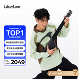 LiberLive 无弦吉他智能电子吉他初学者入门自动挡专业弹唱民谣 石墨灰
