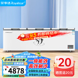 荣事达（Royalstar）冰柜商用大容量全冷冻卧式冰柜家用冷藏冷冻两用冷柜双温商用大冰柜冷冻柜展示柜 2388单温【一级能效 机械温控】