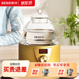 新功（SEKO） 电陶炉煮茶器茶具套装不挑壶烧水壶电水壶电茶炉养生壶电茶壶Q6A Q6A配玻璃烧水壶