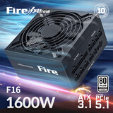 长城（Great Wall）额定1600W F16白金全模电源（ATX3.1标准/PEIe5.1接口/全电压/单路12V/自动启停）