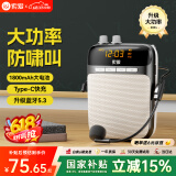 索爱（soaiy）S318PRO小蜜蜂扩音器教师专用防啸叫10W大功率U盘TF卡麦克风喇叭导游蓝牙音箱音响便携式 睿智黑