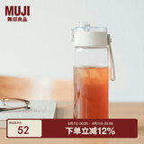 无印良品（MUJI）共聚酯 便携水杯高颜值透明水杯运动水杯 透明 550ml