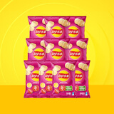 乐事（Lay's） 薯片休闲零食膨化食品原味75g*10袋装薯片 膨化食品多种口味组合 番茄味75g*10袋