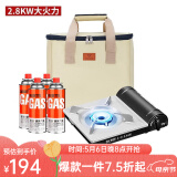 岩谷（Iwatani） 户外便携式卡式炉卡磁炉瓦斯炉家用火锅炉具烧烤炉子野炊卡斯炉 收纳露营套装1