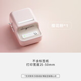 精臣 B21服装食品珠宝智能标签打印机热敏手持便携式超市价格预约二维码商品不干胶吊牌珠宝贴纸配料表 B21樱花粉（单机，需购买标签纸）