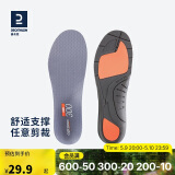 迪卡侬运动鞋垫R300跑步吸汗增高减震缓冲足弓垫-4472342